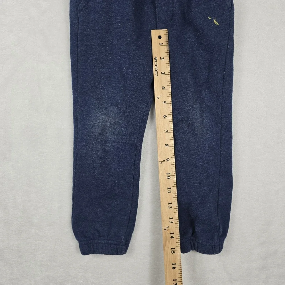 OshKosh Bgosh Toddler 4T Heather Navy Blue Fleece Jogger Sweatpants Drawstring